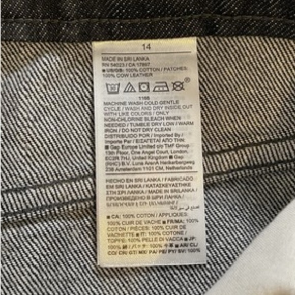 Banana Republic women’s Black Denim western costal cowgirl Maxi Skirt - Picture 8 of 8